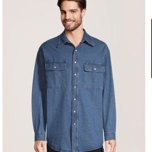 Dakota WorkPro Snap Front Denim Work Shirt